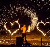 Feuershow Sachsen